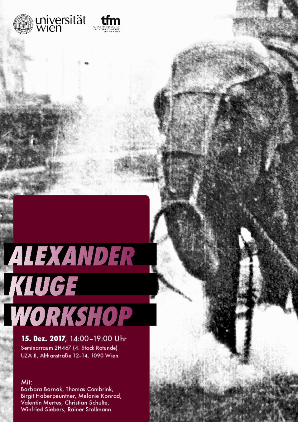 Alexander-Kluge-Workshop 2017