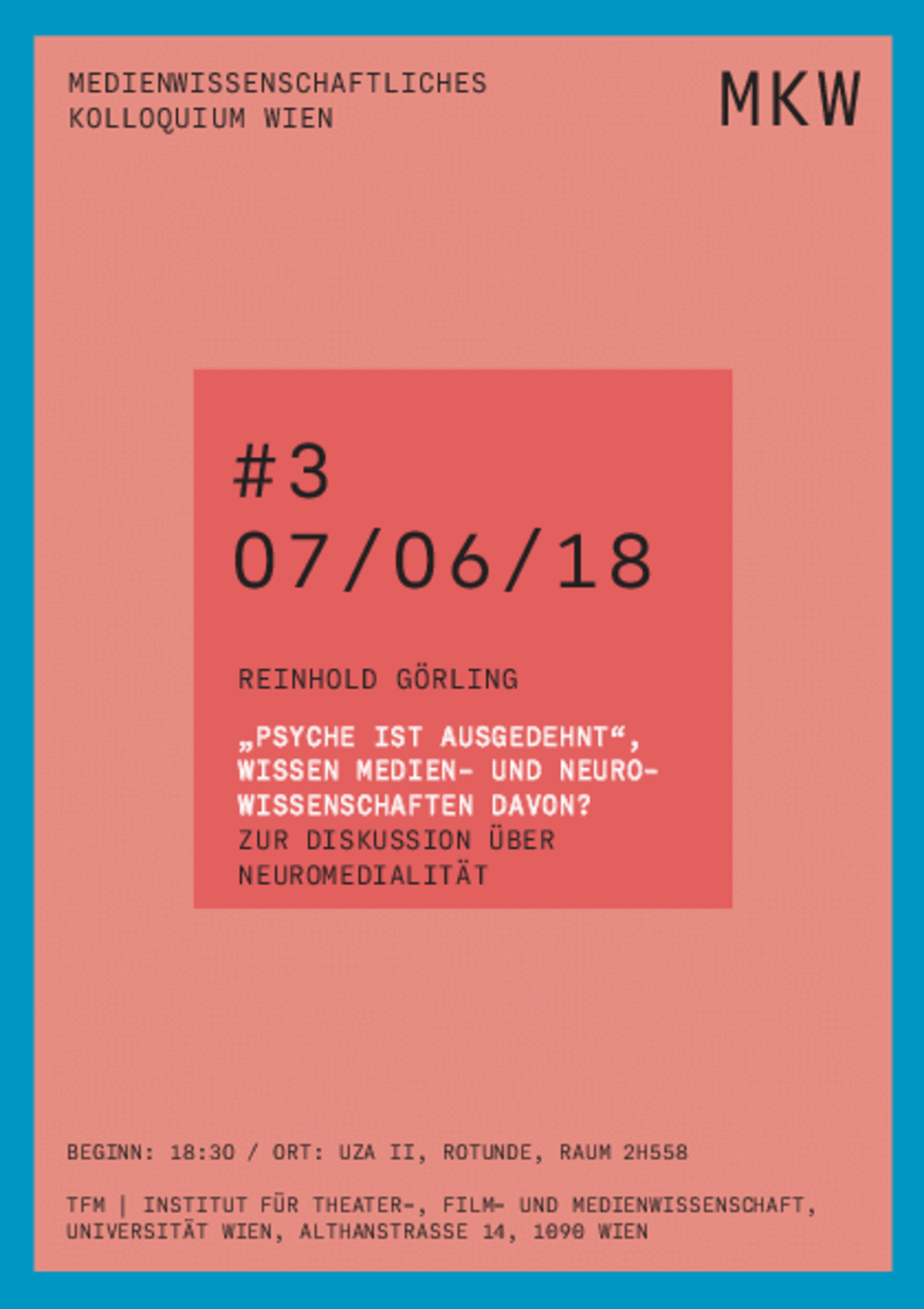 Flyer zur Veranstaltung